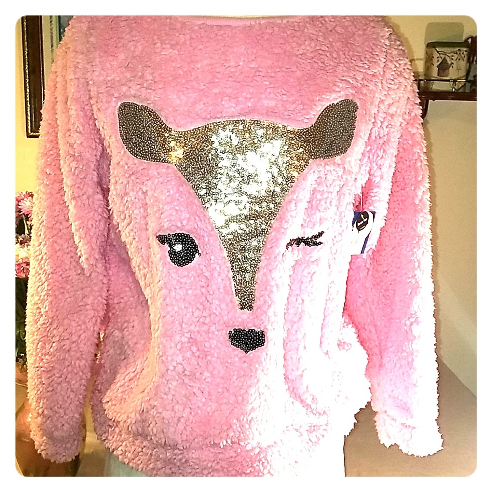 sweater, Arizona, girl's pink, XXL, 🌺HOST PICK🌺 sequins - Picture 2 of 9